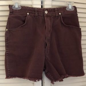 Vintage 60s Dungarettes Hi Rise Denim Cutoffs W 27v